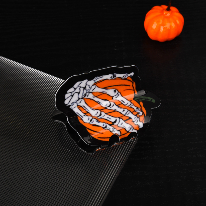 🔥BEST SELLER🎃2026 NEW Halloween Party Theme Acrylic Hair Claw Clips💀Spooky Horror Series Trendy Jaw Clips, INS Gothic Hair Accessories for Women Girls Halloween Costume