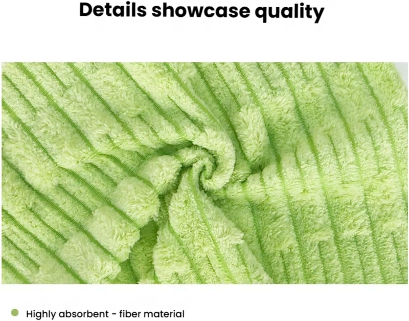 Tearable Microfiber Cleaning Cloth Roll, Reusable Lazy Dish Towels, Super Absorbent Lint‑Free Kitchen Rags for Oil & Furniture