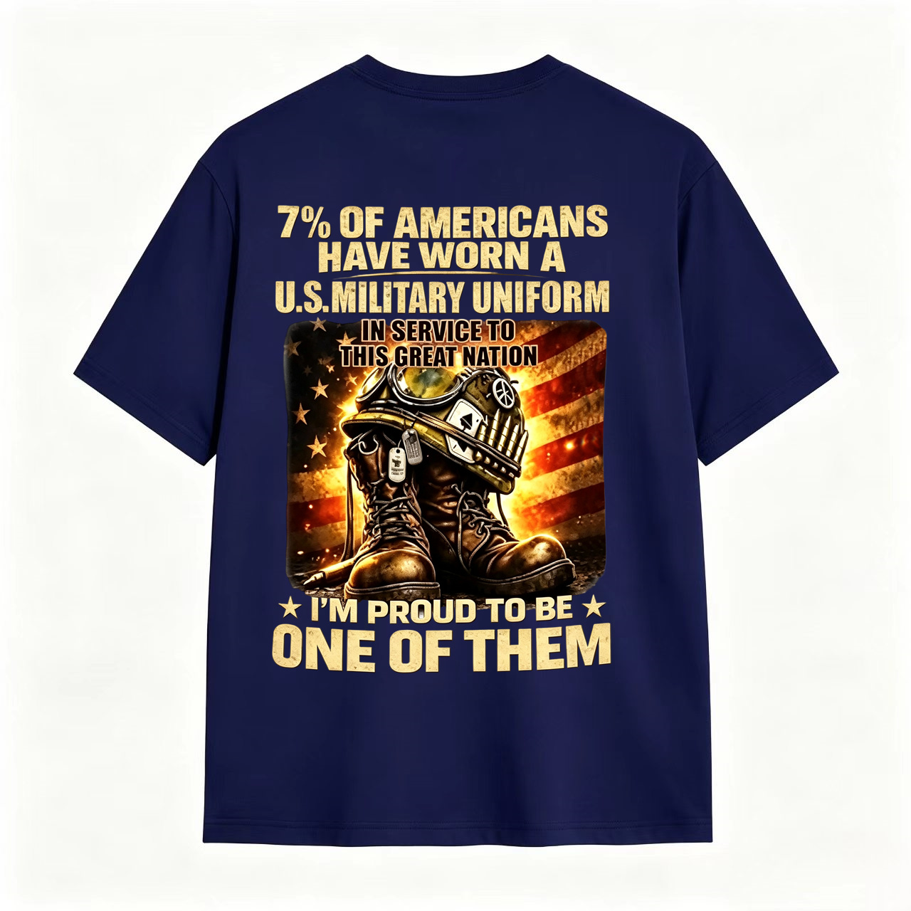 I’m Proud To Be One Of Them US Veteran Patriotic Military Tee