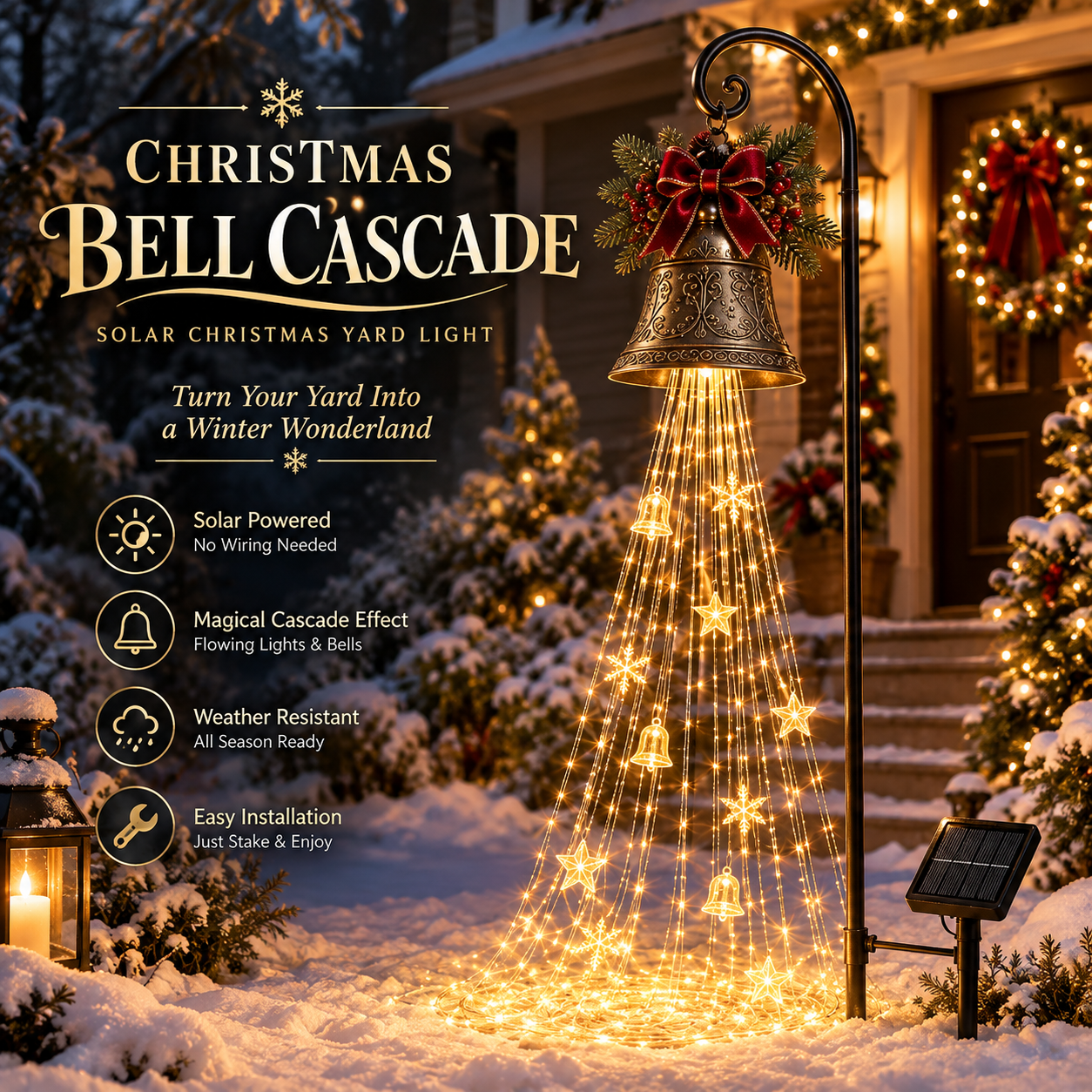 🎄Last Day🔥49% OFF| ⛄Snowman Magic Fountain‑Flowing Snowflake LED Christmas Garden Light❄️ | Waterproof | Outdoor Lawn Yard Holiday Decor