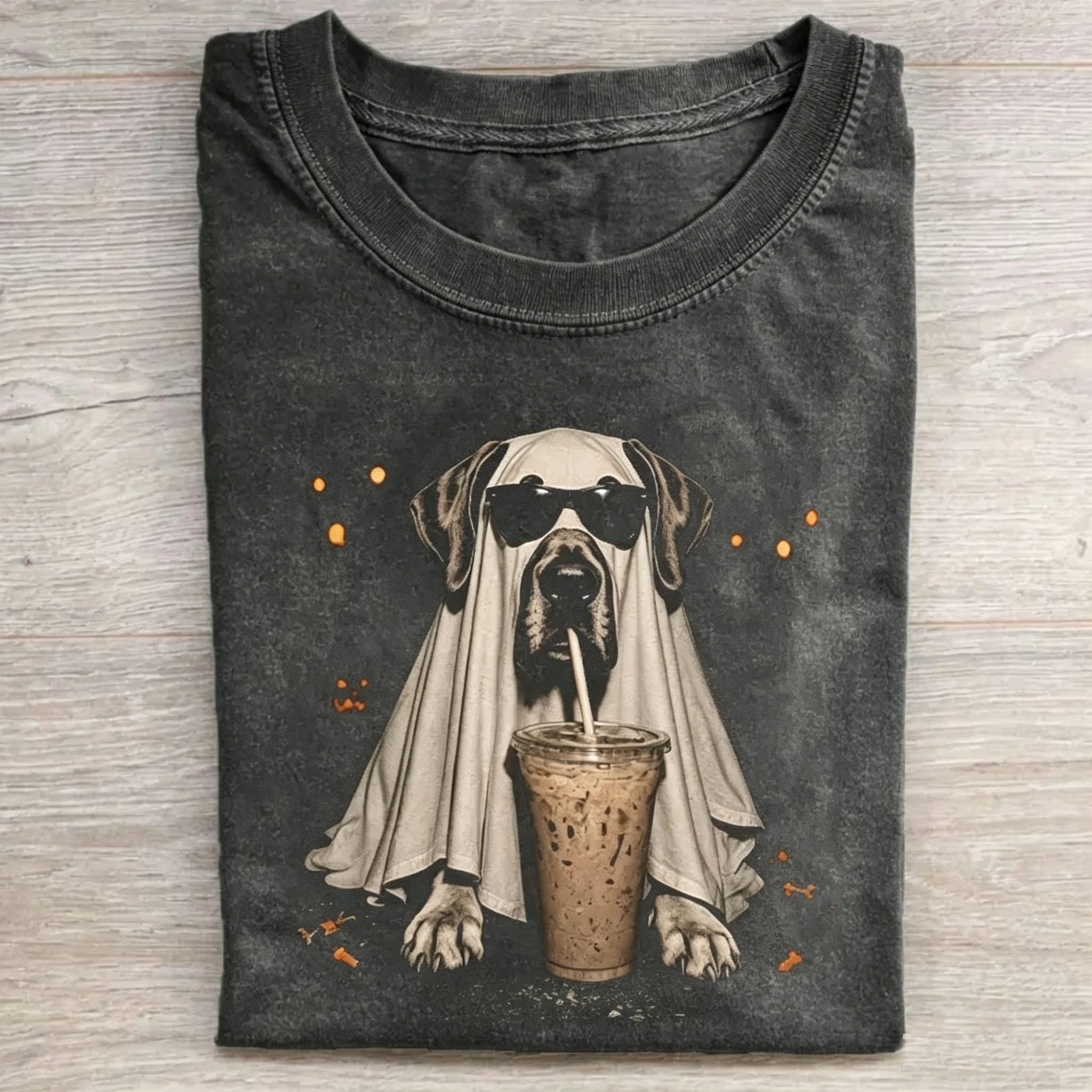 Ghost Great Dane Iced Coffee T-shirt