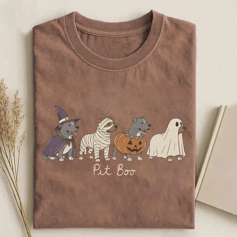 Halloween Pitbull T-shirt