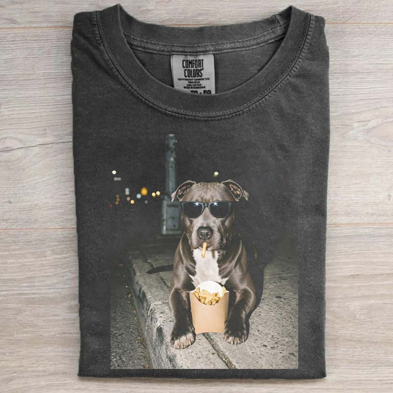 Pit bull French Fry T-shirt