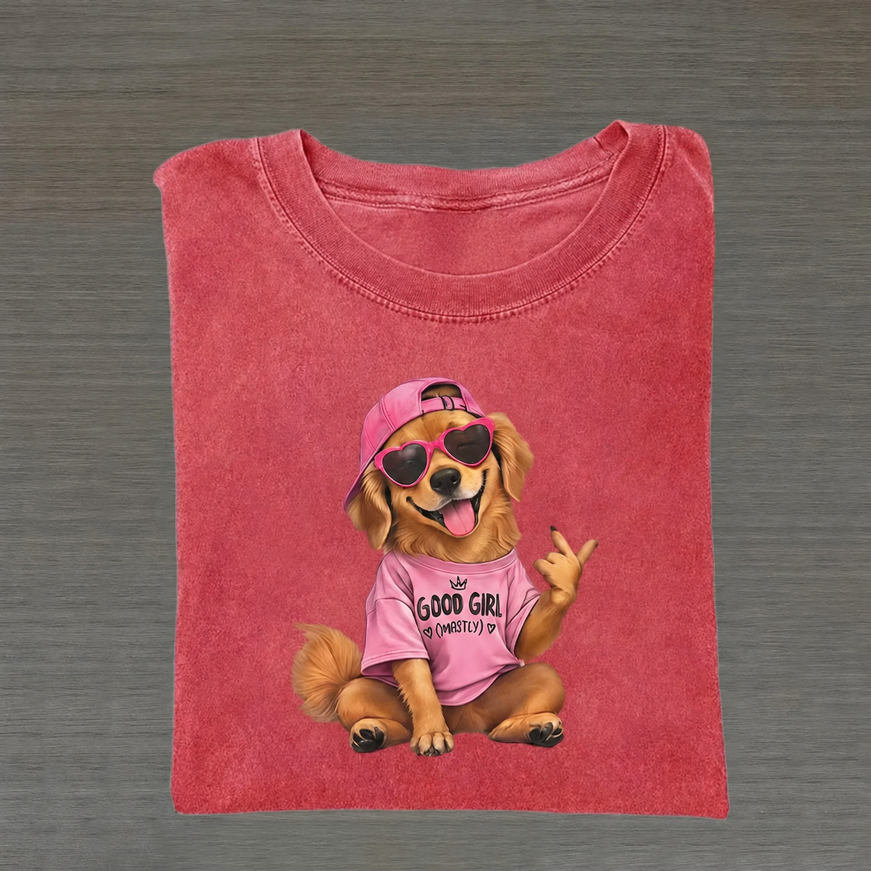 Good Girl Mostly Funny Dog T-shirt