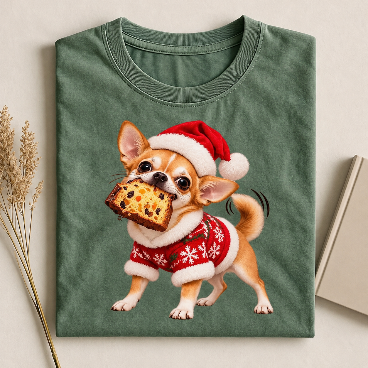 Christmas Chihuahua Dog T-shirt