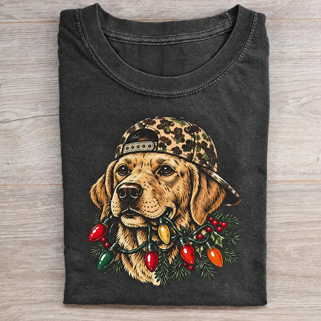 Golden Retriever Christmas T-shirt