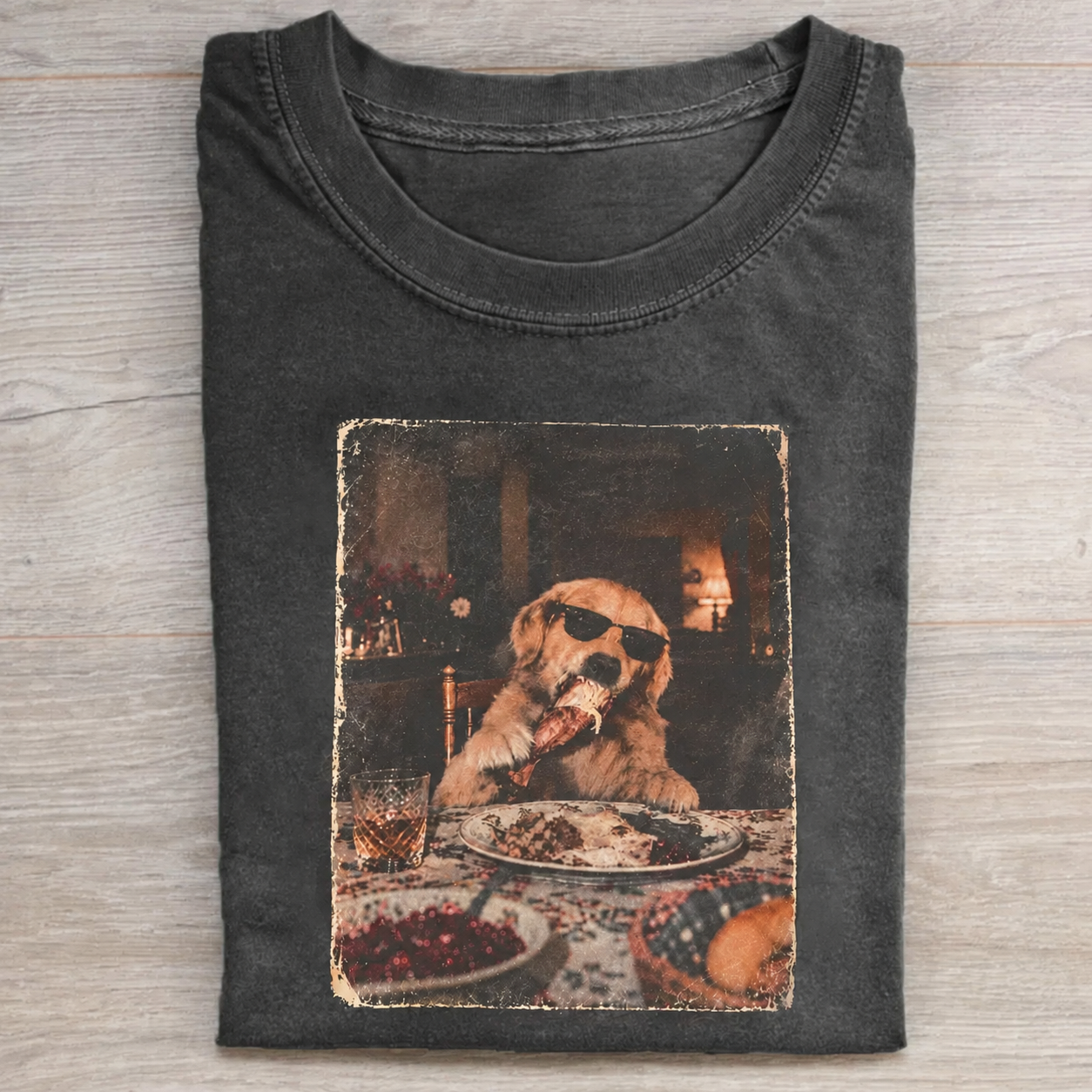 Funny Thanksgiving Dog T-shirt