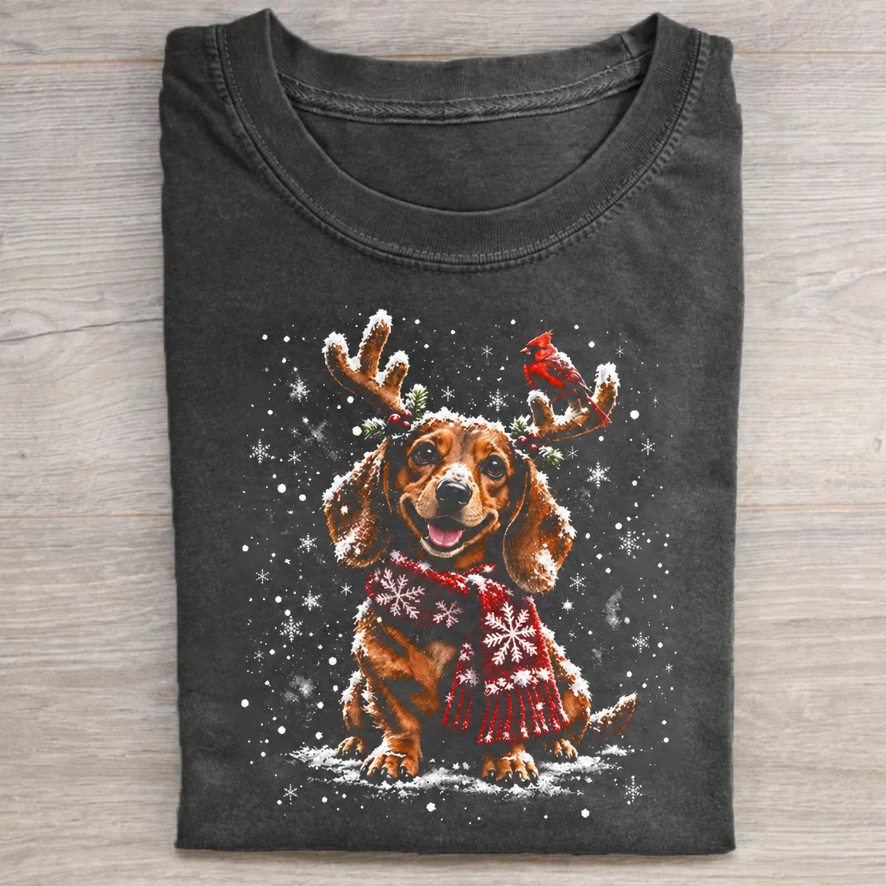 Dachshund Christmas T-shirt