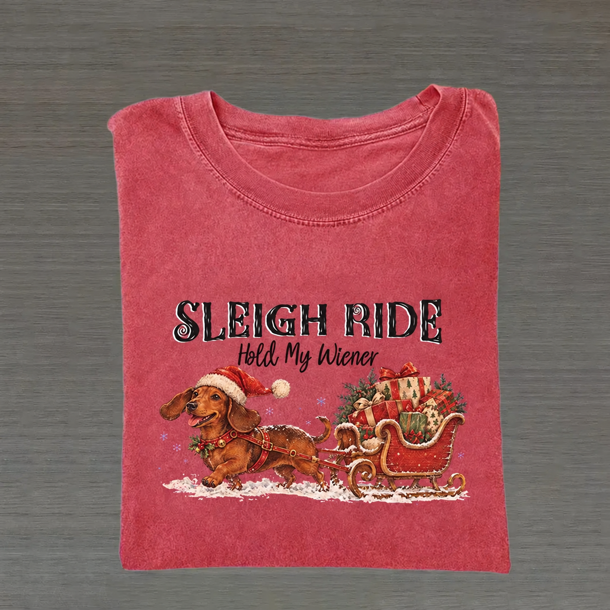 Dachshund Christmas T-shirt