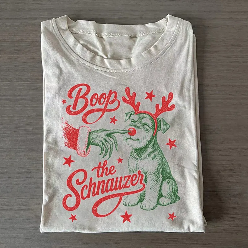 Christmas Schnauzer T-shirt