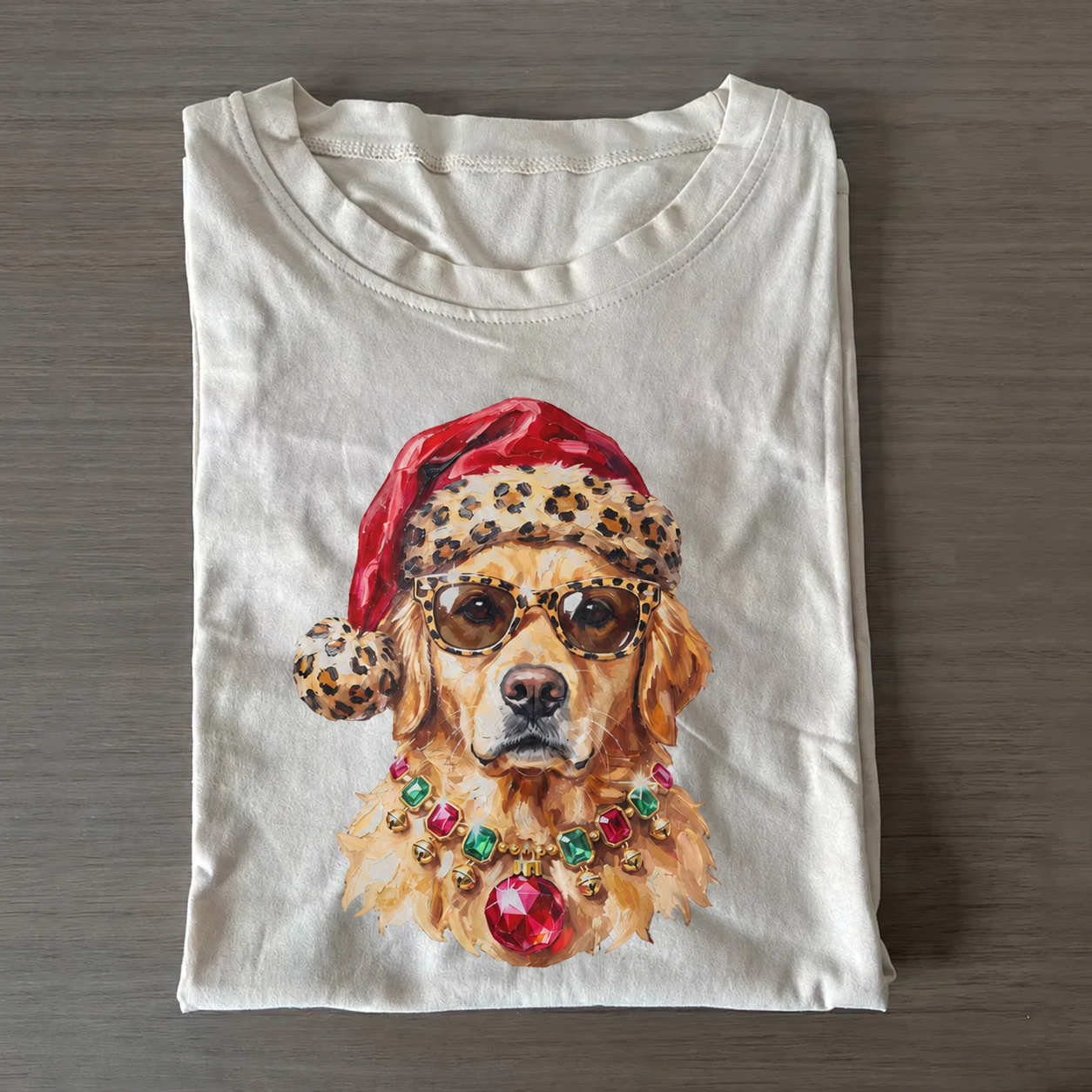 Golden Retriever Christmas T-shirt