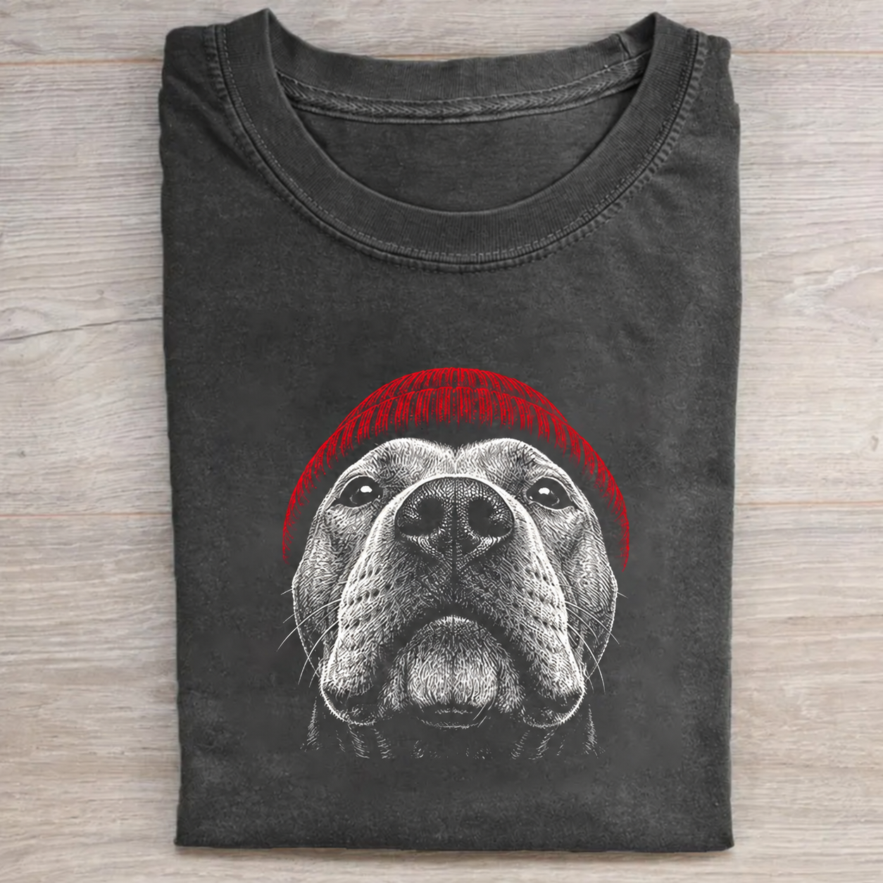 Pit Bull Beanie T-shirt