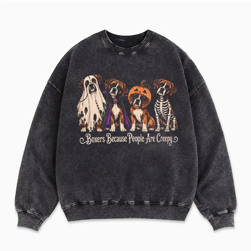 Boxers Because People Are Creepy Sweatshirt