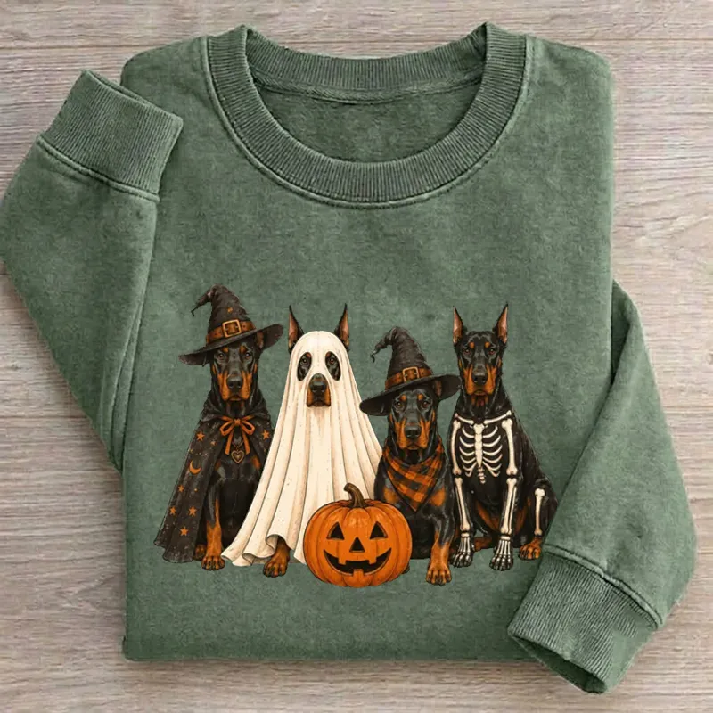 Halloween Doberman Sweatshirt