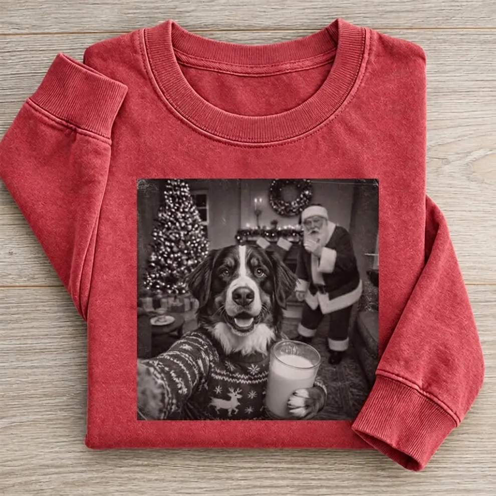 Christmas Bernese Mountain Dog Sweatshirt