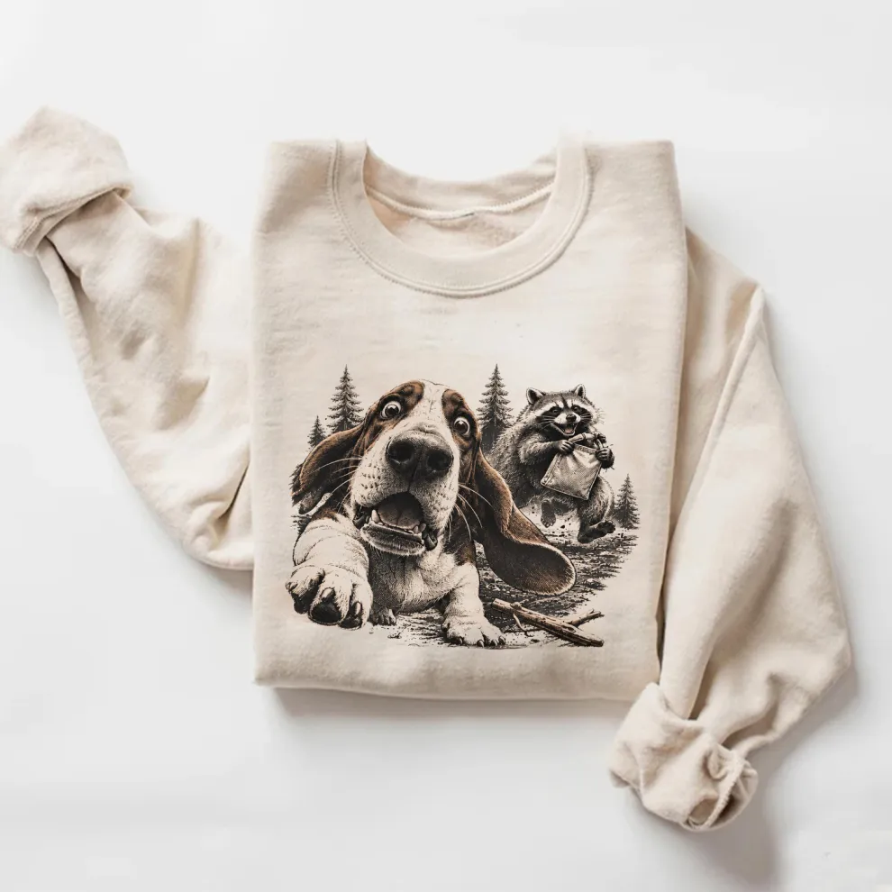 Basset Hound Dog Sweatshirt