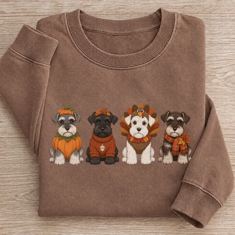 Cute Schnauzer Dog Sweatshirt