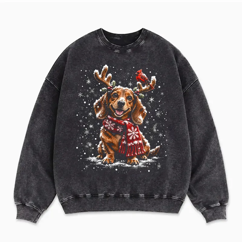 Christmas Dachshund Dog Sweatshirt