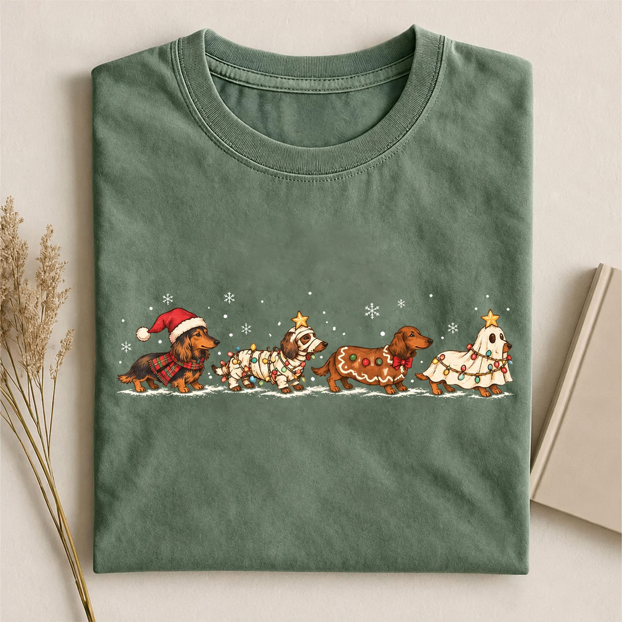 Christmas Dachshund T-shirt