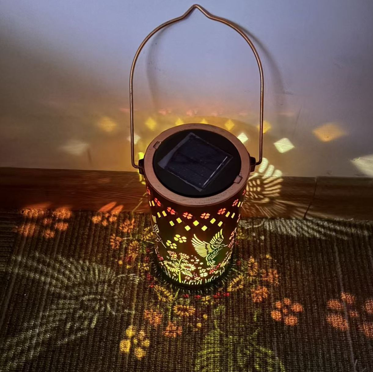 🔥HOT SALE 49% OFF-🌞Colorful Sunflower Glow Solar Garden Lantern