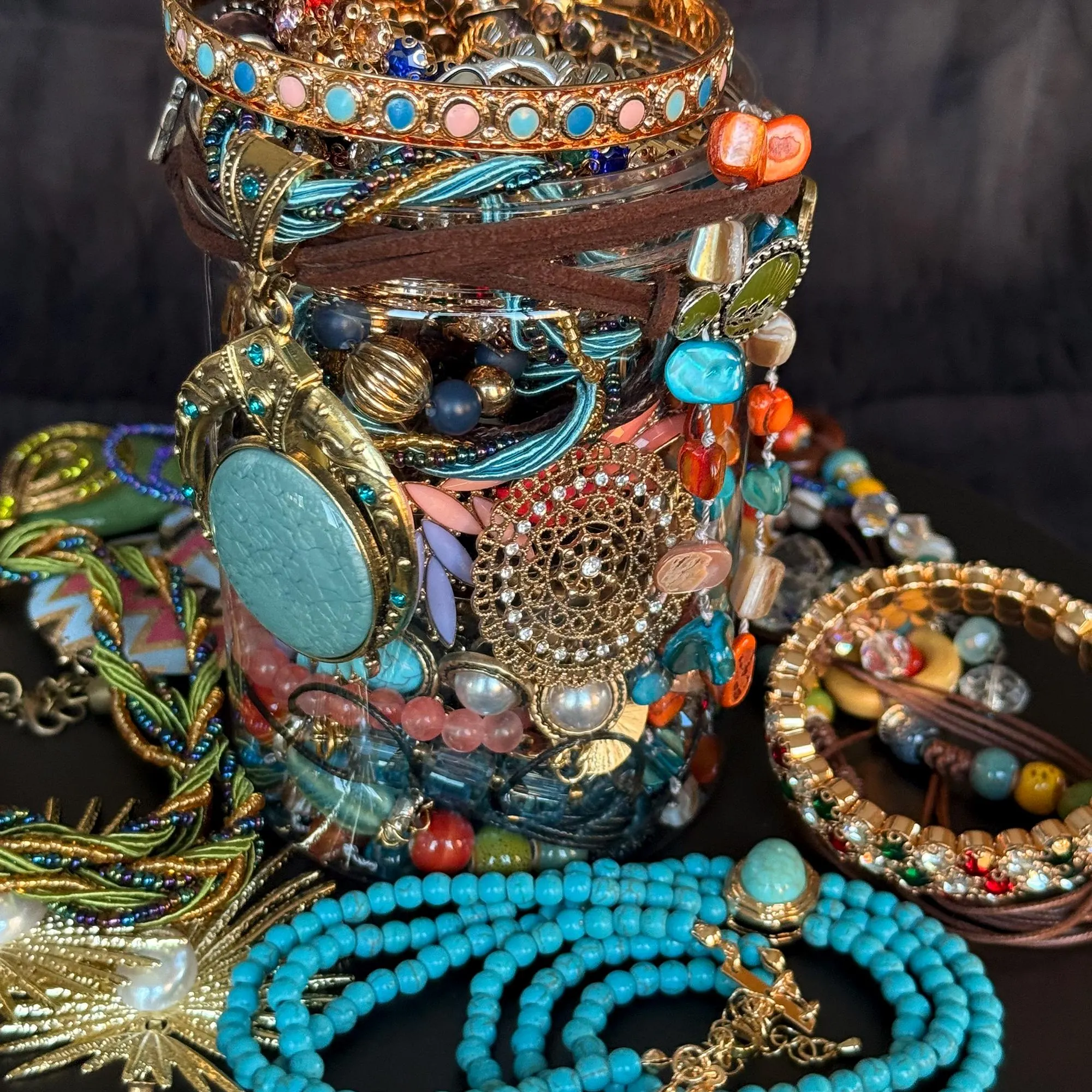 Boho Mystery Jewelry Jar fashion jewelry assortment
