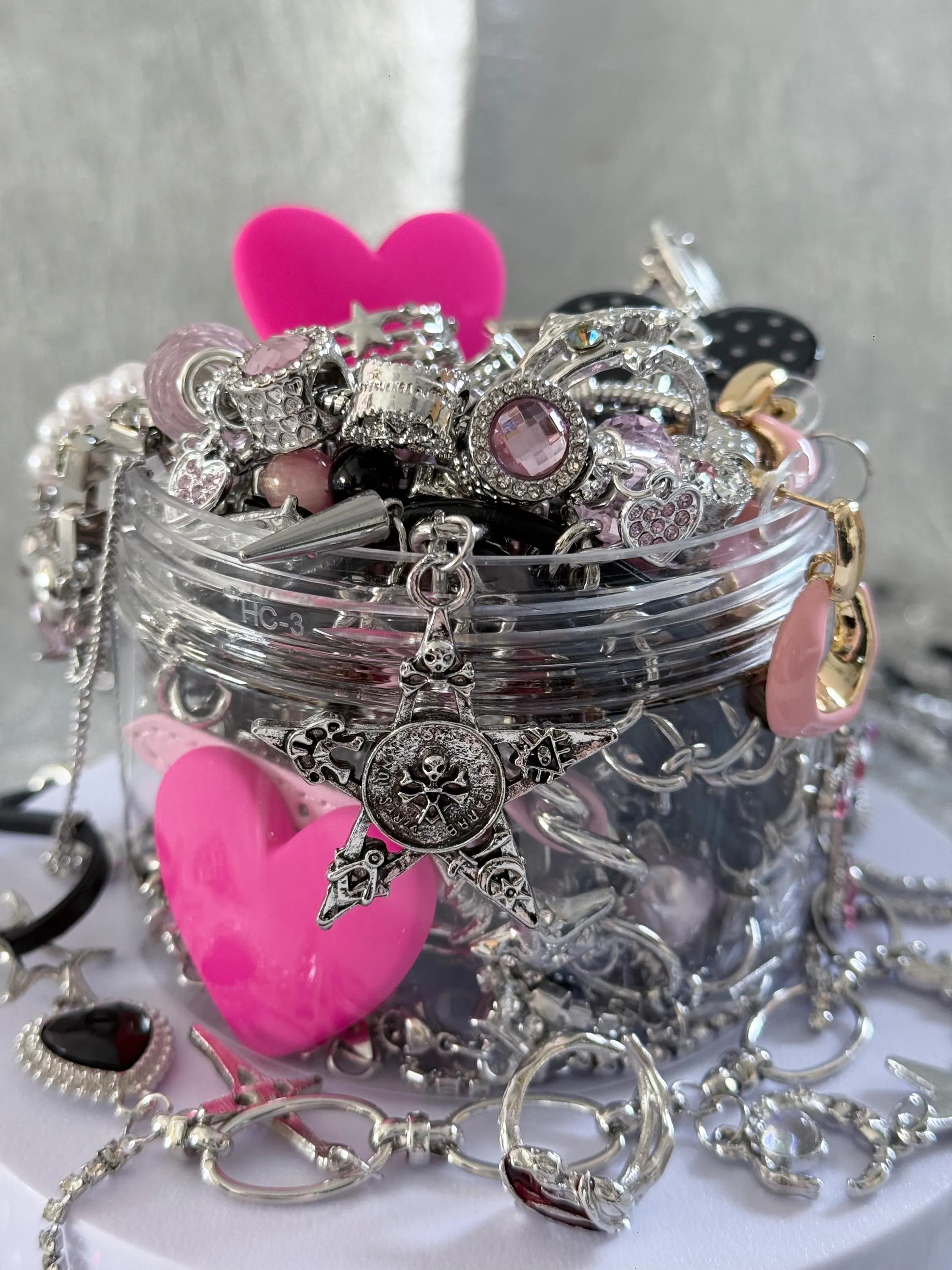 Pink Y2K Mystery Jewelry Box fashion jewelry assortment