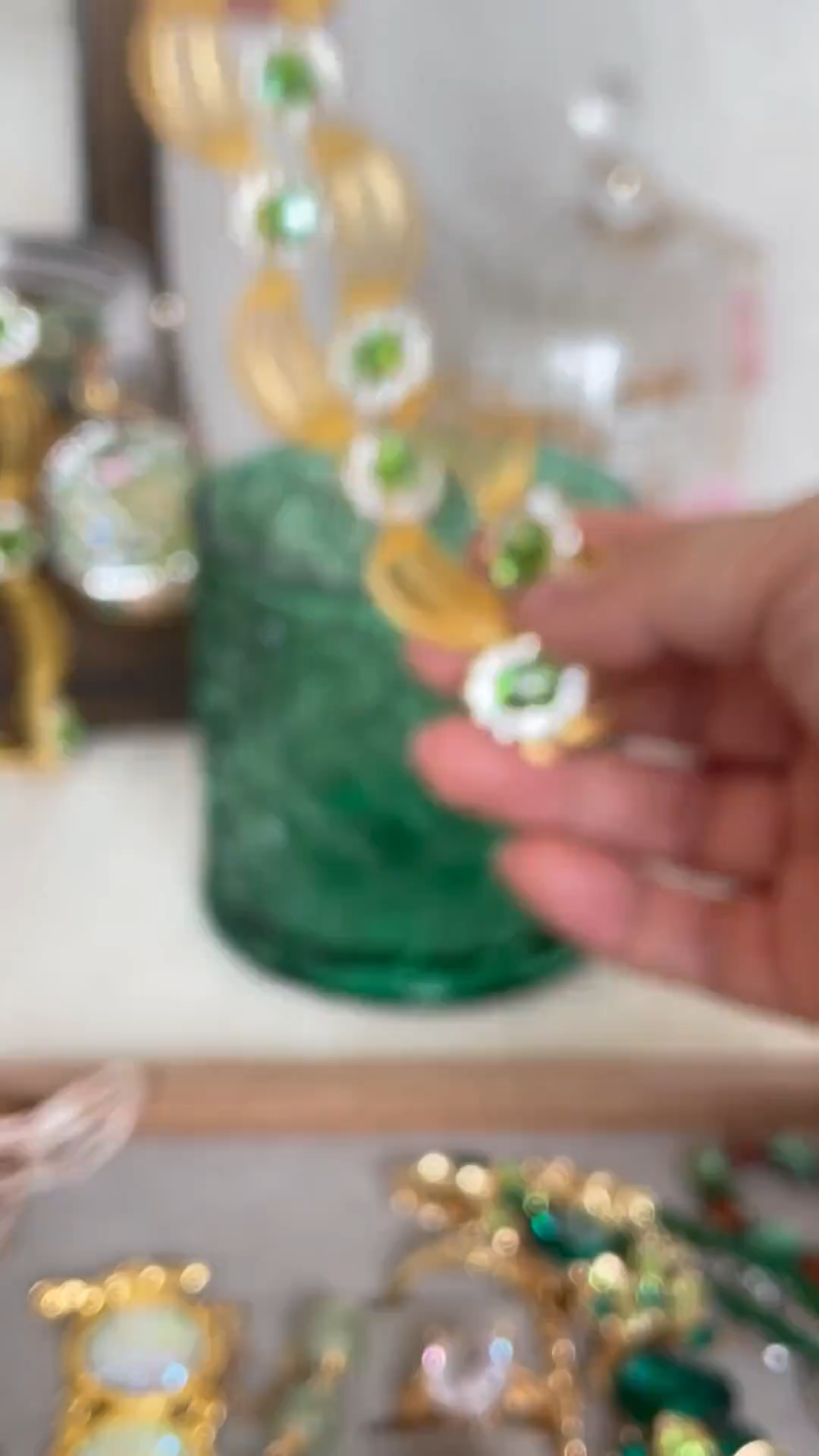 Green Fairy Inspired Mystery Jewelry Jar fashion jewelry assortment