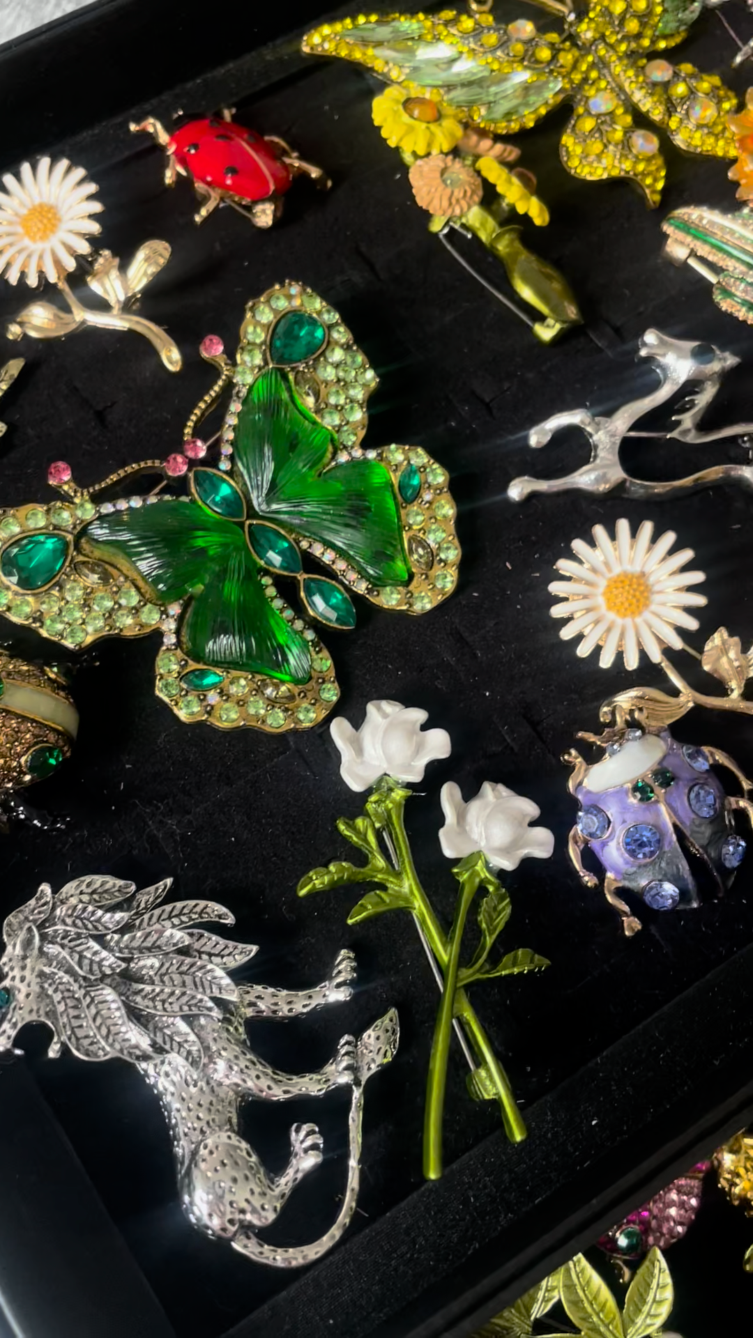 Whimsical Garden Brooch Mystery Box fashion jewelry assortment