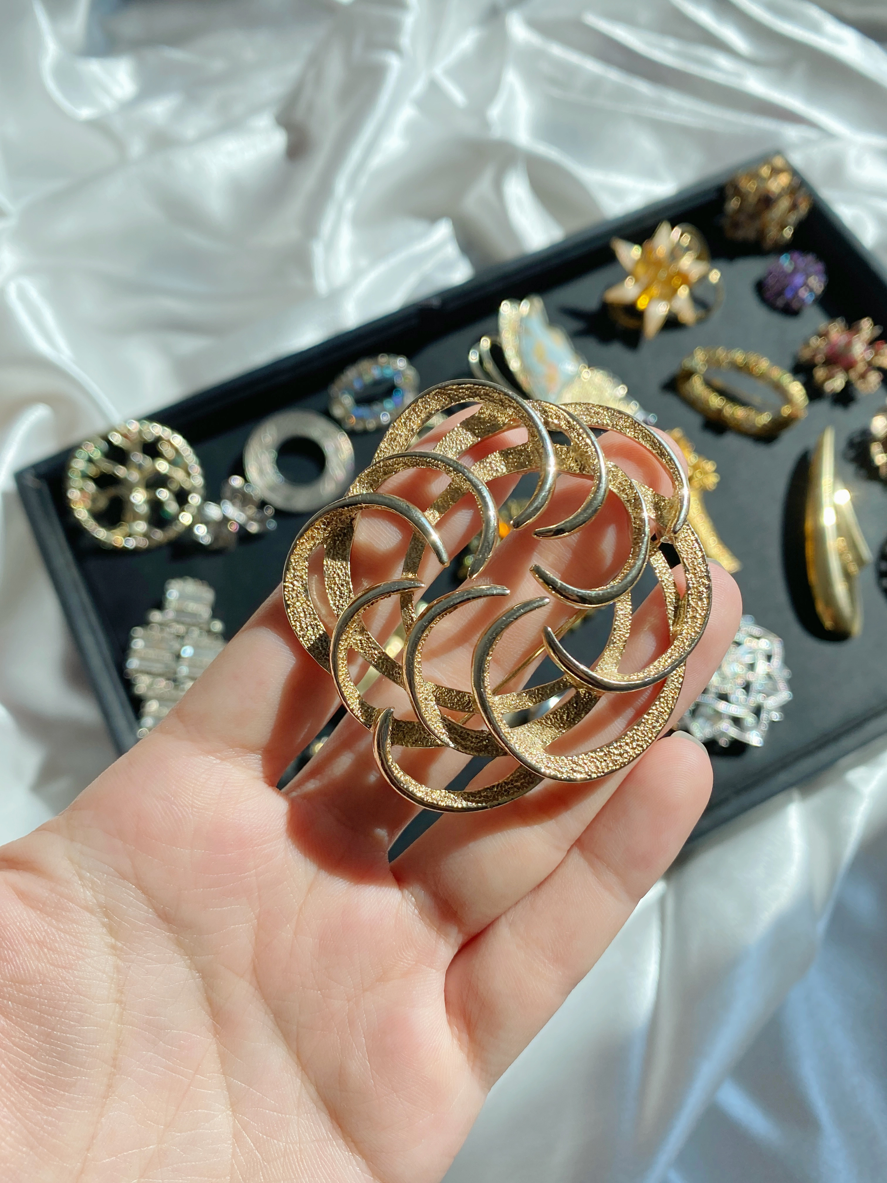 Vintage Inspired Glam Brooch Mystery Box fashion jewelry assortment