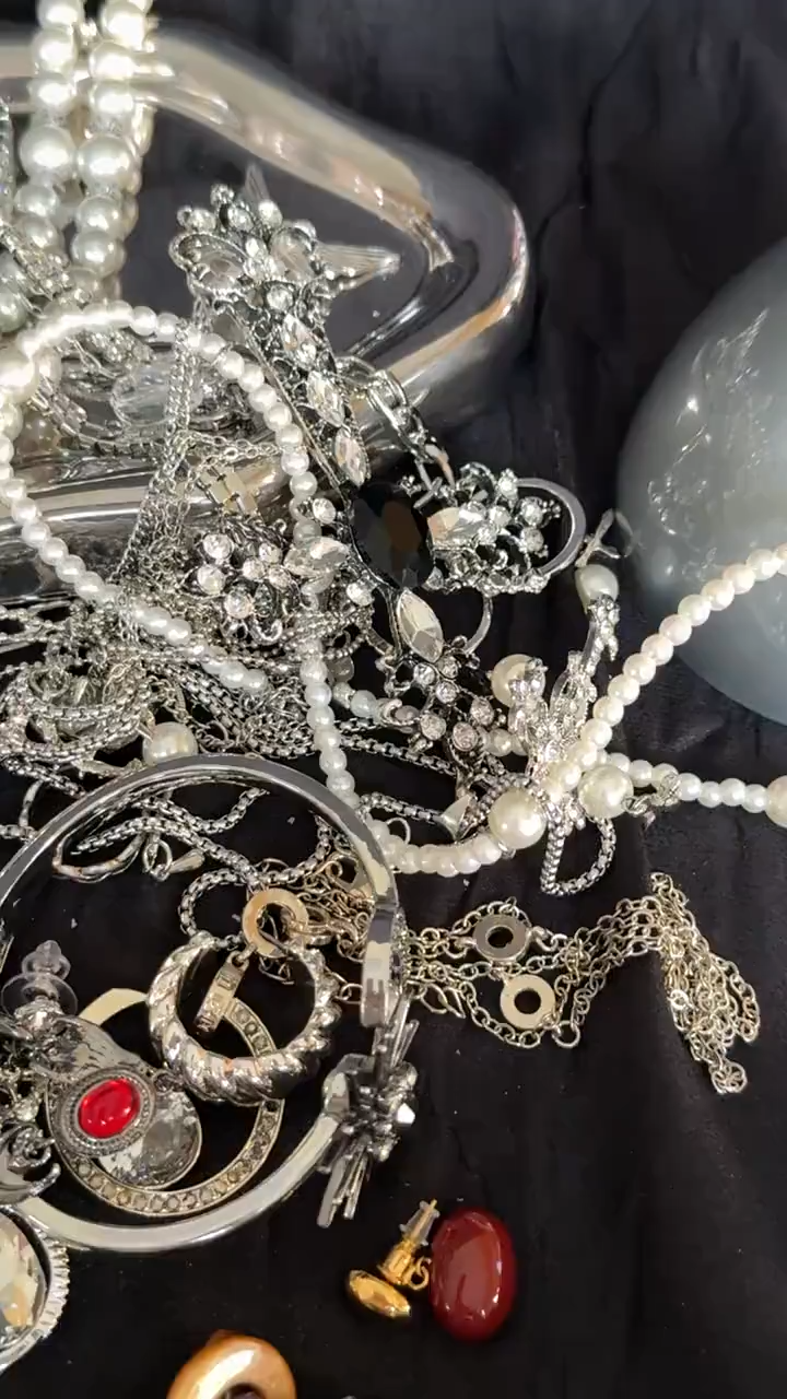 Silver Tone Jewelry Mystery Box fashion jewelry assortment