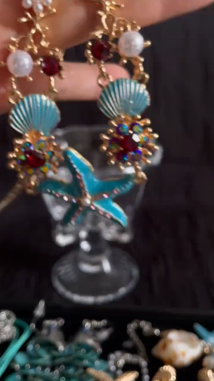 Mermaid Treasure Mystery Jewelry Jar fashion jewelry assortment