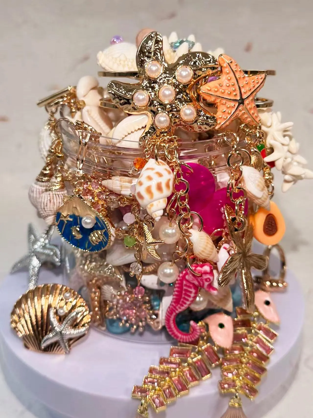Mermaid Treasure Mystery Jewelry Jar fashion jewelry assortment