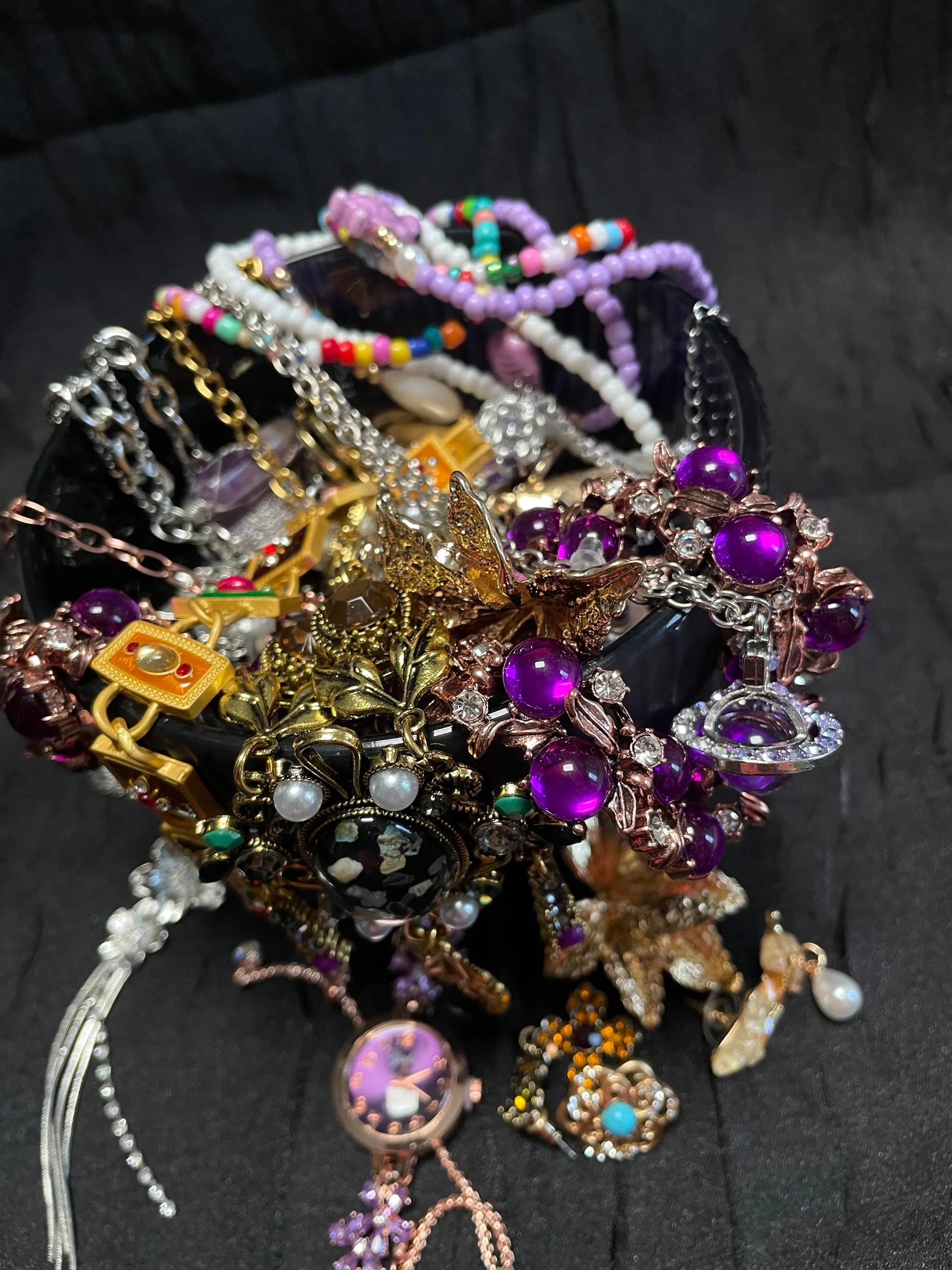 Dark Celestial Mystery Jewelry Jar fashion jewelry assortment