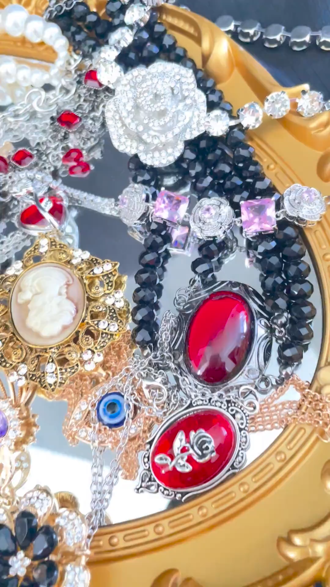 Victorian Inspired Mystery Jewelry Jar fashion jewelry assortment