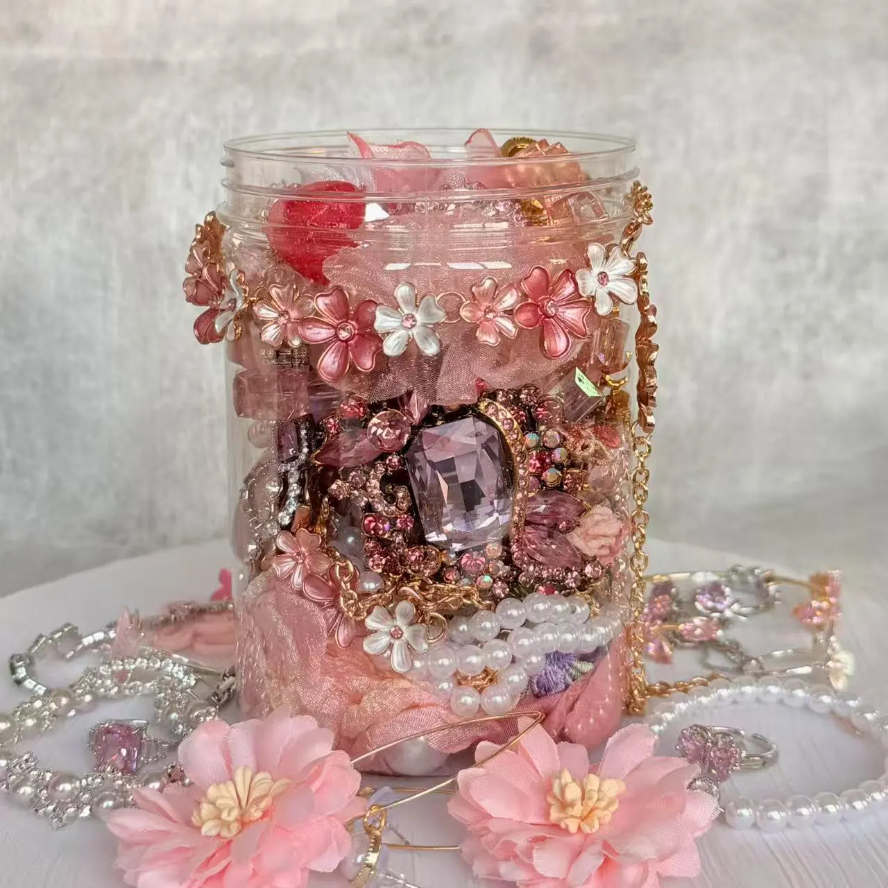 Mystic Violet Mystery Jewelry Jar fashion jewelry assortment