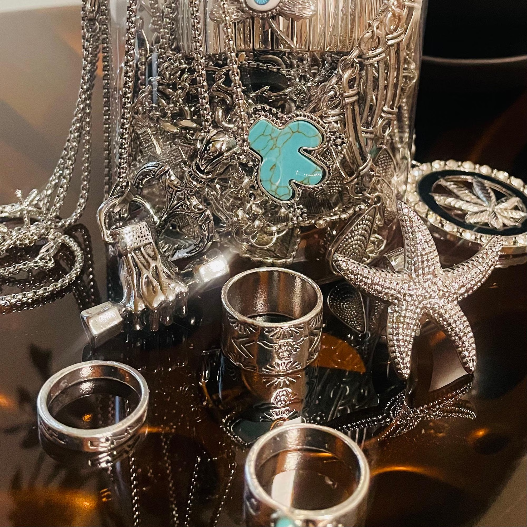 Vintage Inspired Jewelry Mystery Jar fashion jewelry assortment