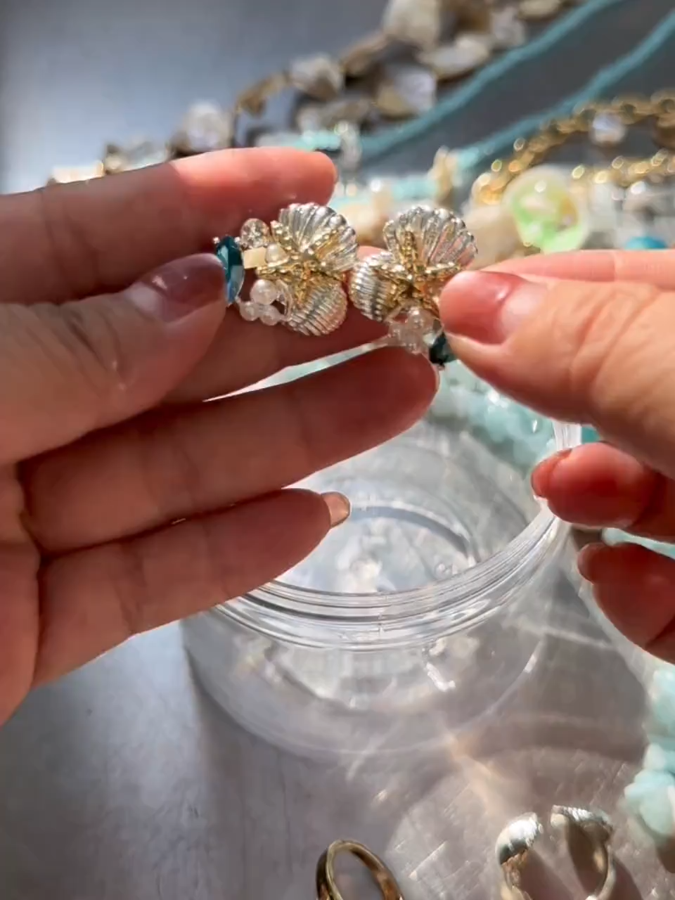 Mermaid Treasure Mystery Jewelry Jar fashion jewelry assortment