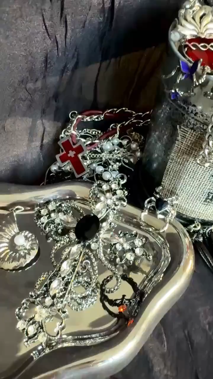 Gothic Mystery Jewelry Jar fashion jewelry assortment