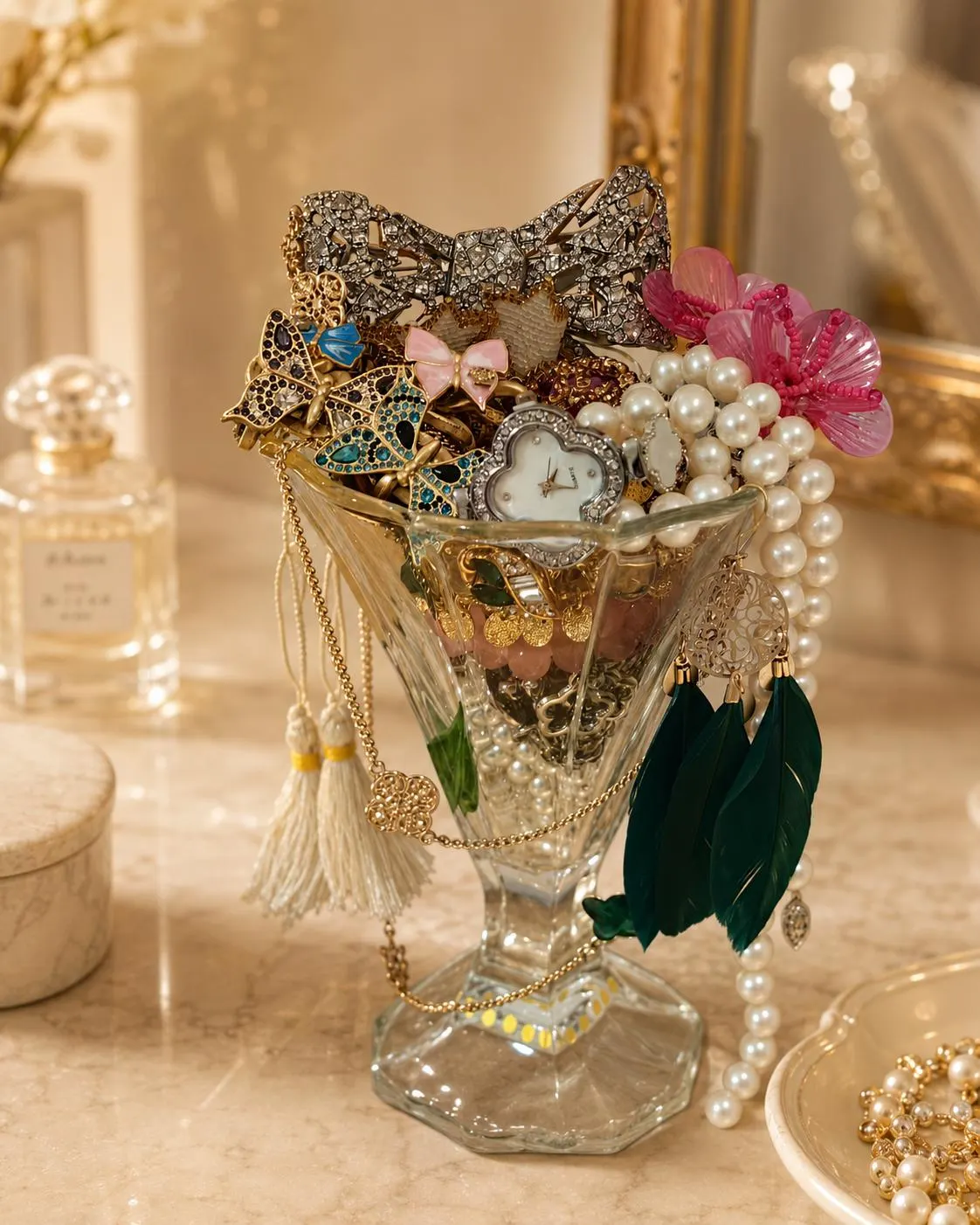 Butterfly Garden Mystery Jewelry Jar fashion jewelry assortment