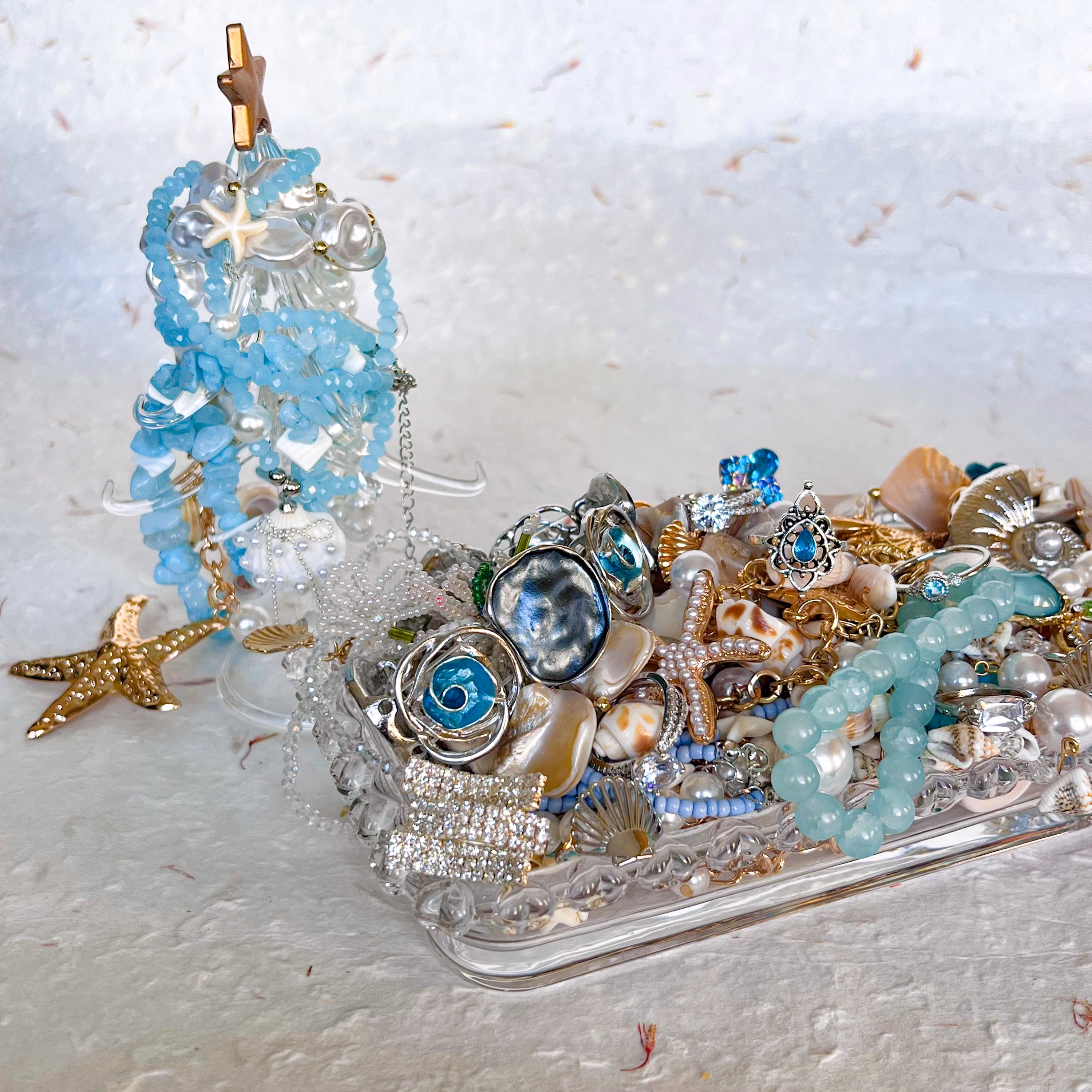 Ocean Pearl Style Mystery Jewelry Jar fashion jewelry assortment