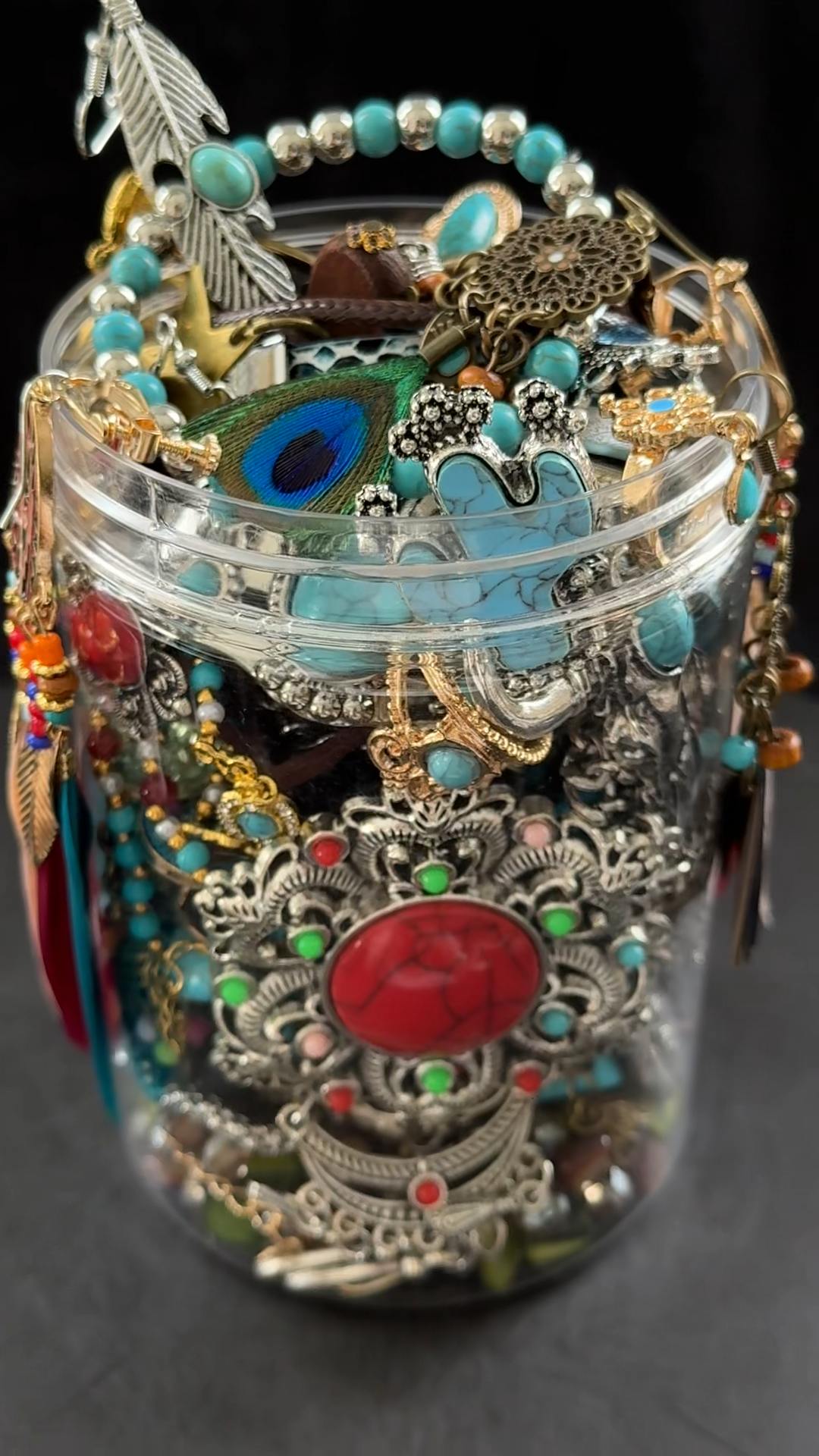 Bohemian Mystery Jewelry Jar fashion jewelry assortment