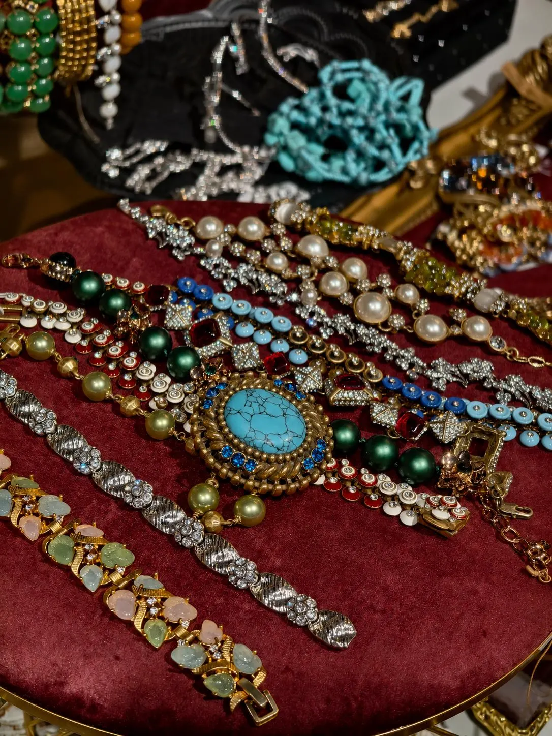Victorian Inspired Mystery Jewelry Jar fashion jewelry assortment
