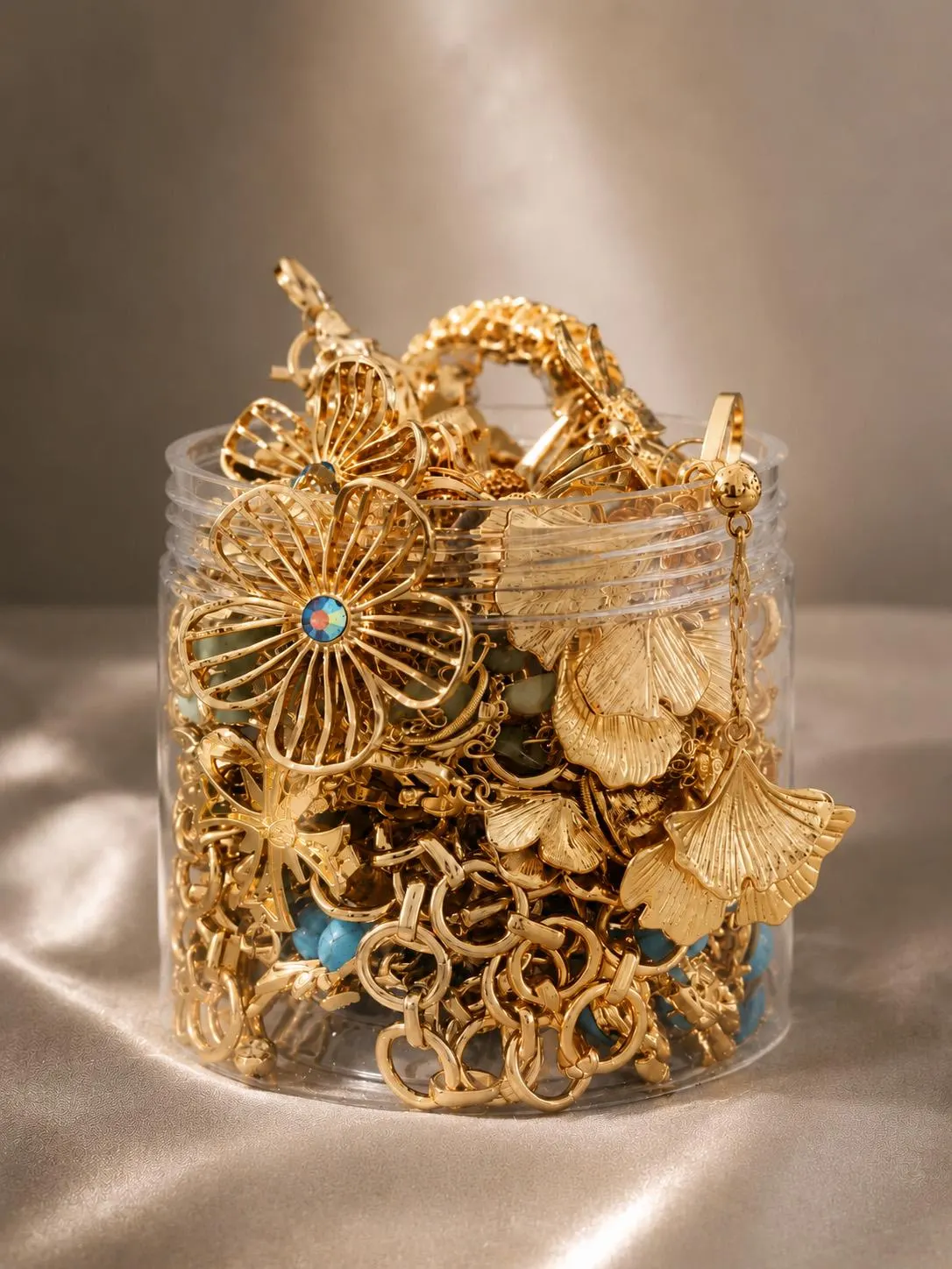 Gothic Mystery Jewelry Jar fashion jewelry assortment