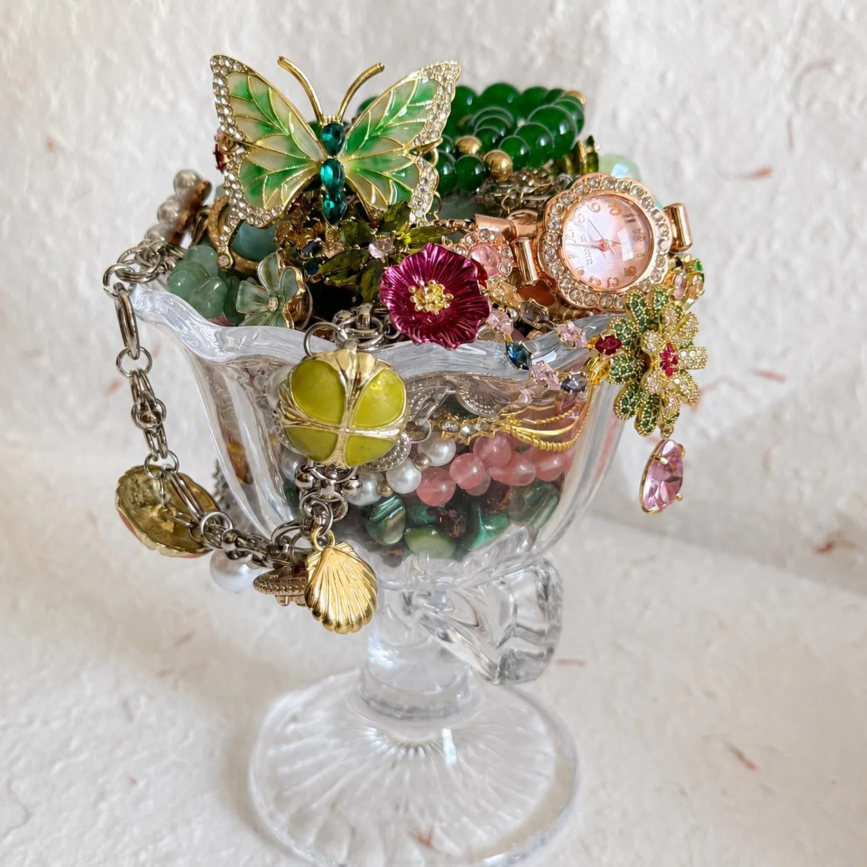 Butterfly Garden Mystery Jewelry Jar fashion jewelry assortment
