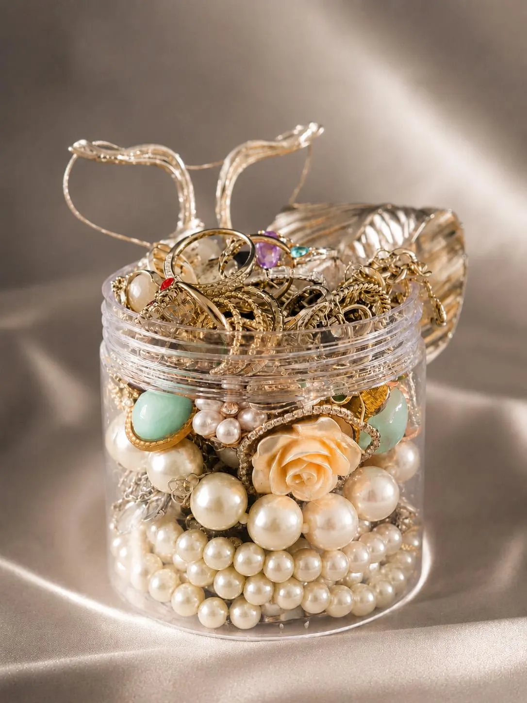 Gothic Mystery Jewelry Jar fashion jewelry assortment