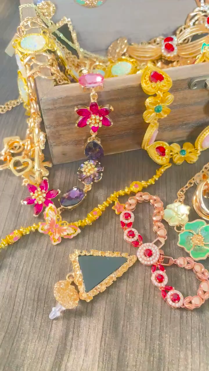 Fairycore Garden Mystery Jewelry Box fashion jewelry assortment