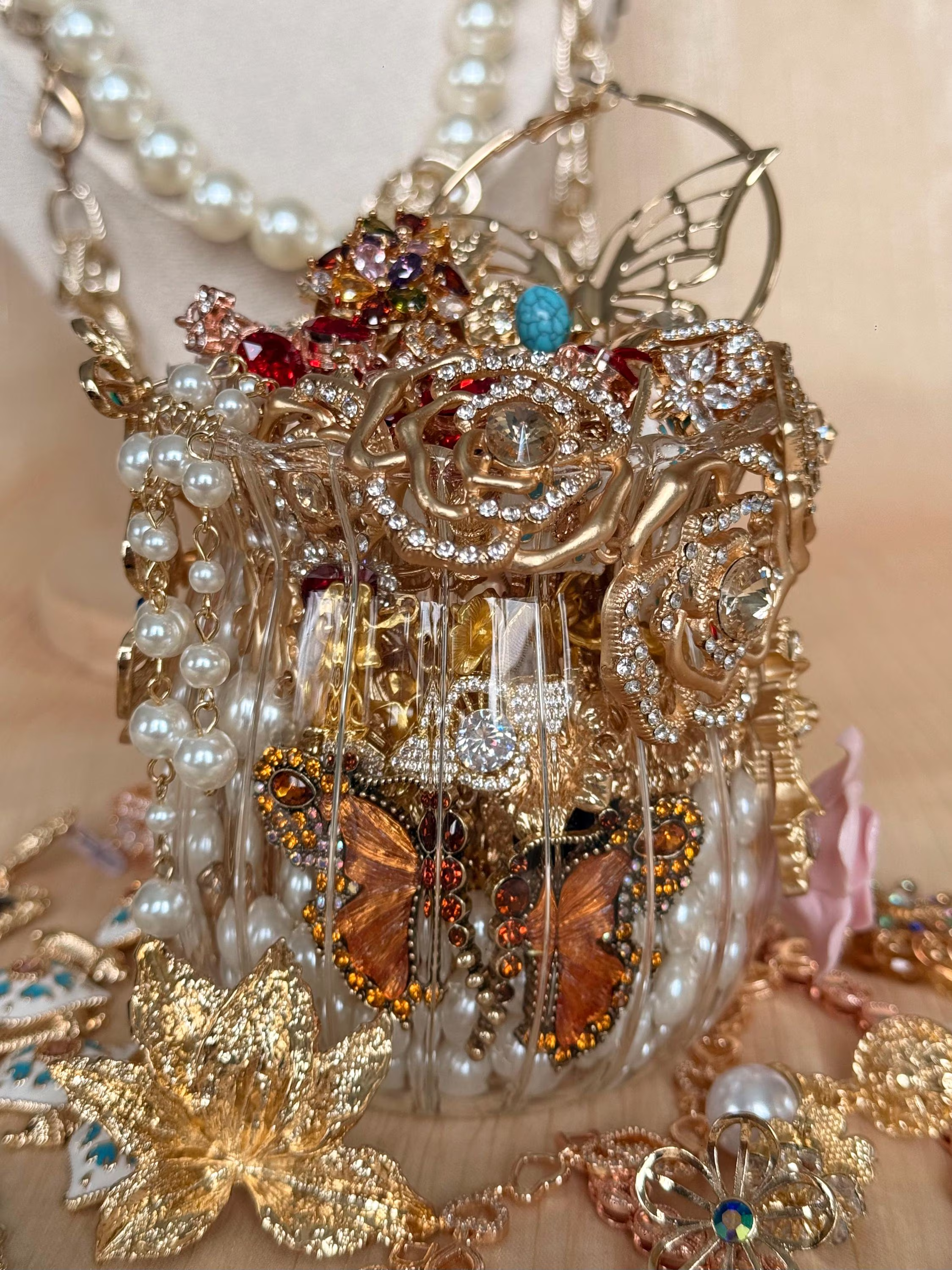 Butterfly Garden Mystery Jewelry Jar fashion jewelry assortment