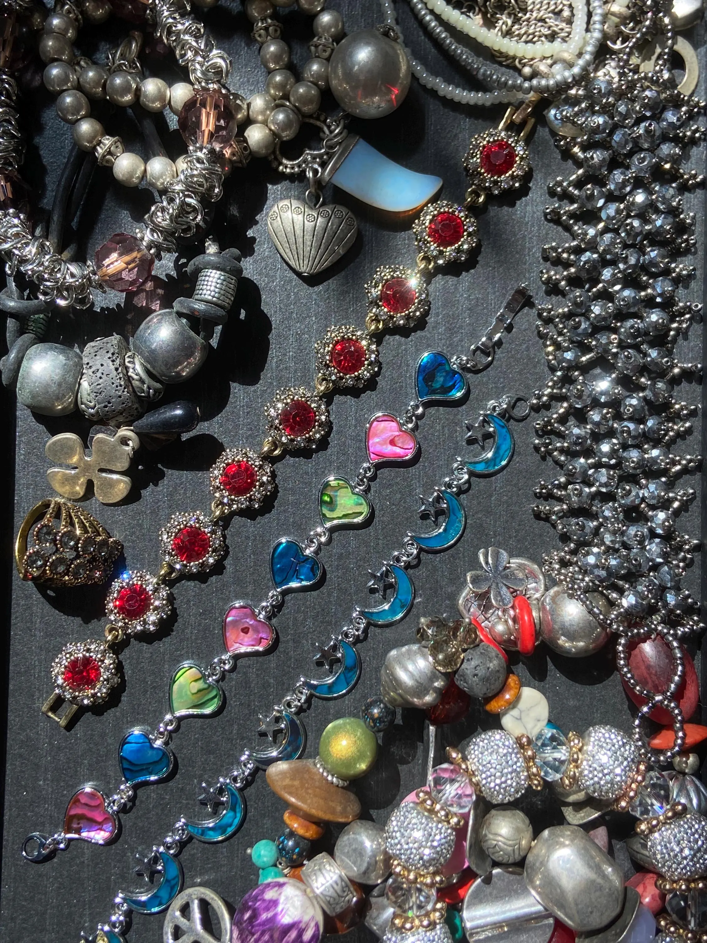 Gothic Mystery Jewelry Jar fashion jewelry assortment