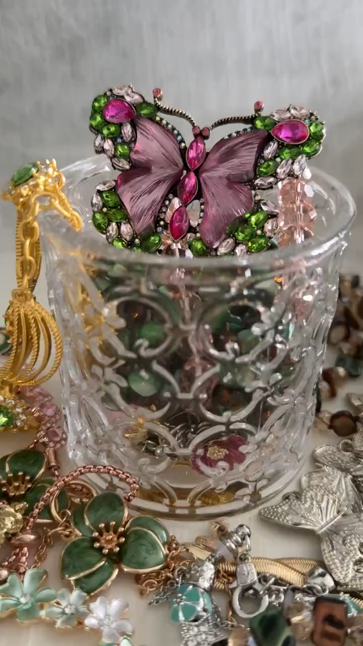 Butterfly Garden Mystery Jewelry Jar fashion jewelry assortment