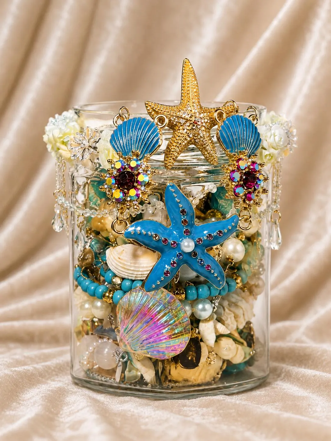 Gothic Mystery Jewelry Jar fashion jewelry assortment